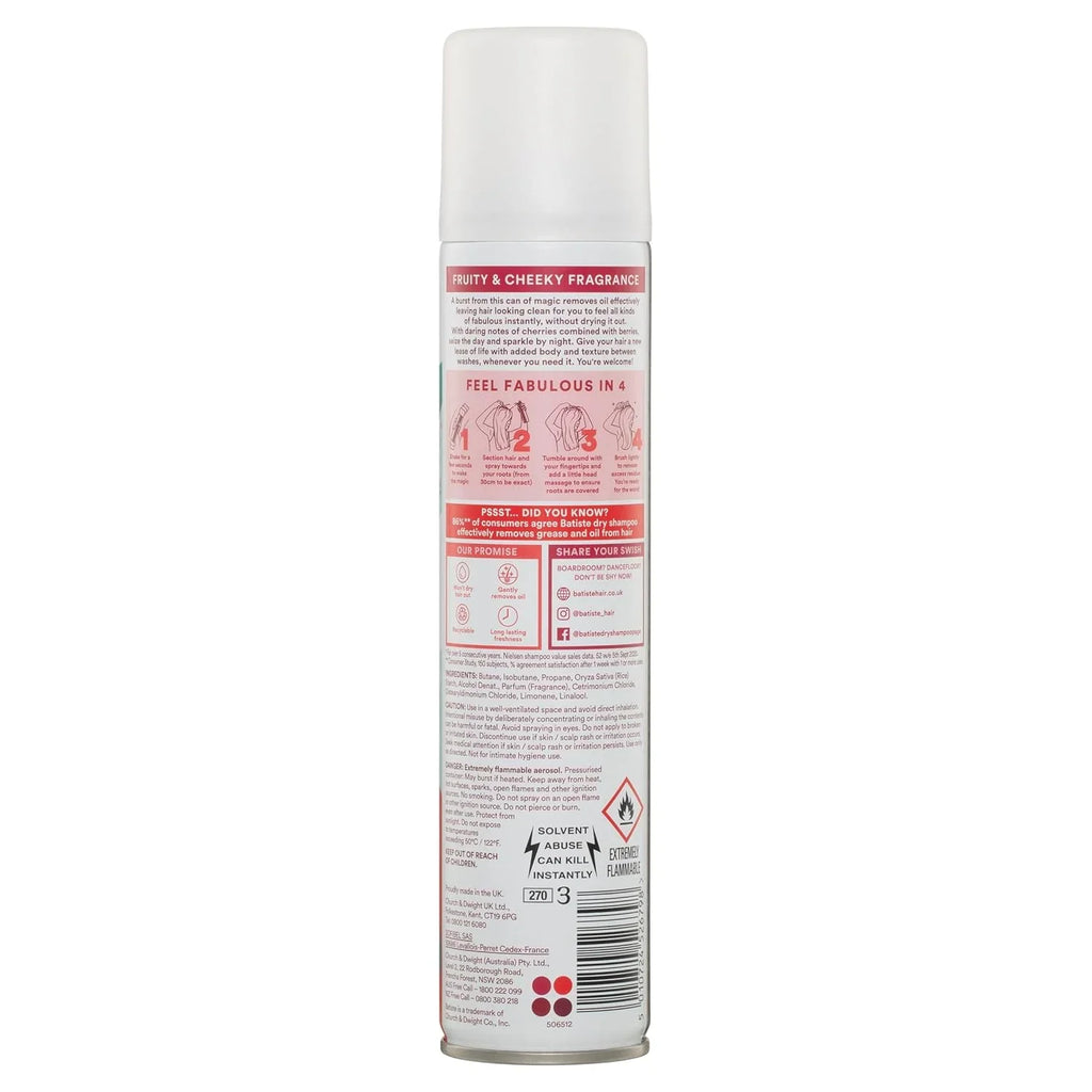 Batiste Dry Shampoo Spray Cherry 200ml