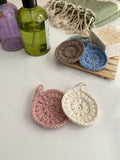 Cotton makeup remover pads