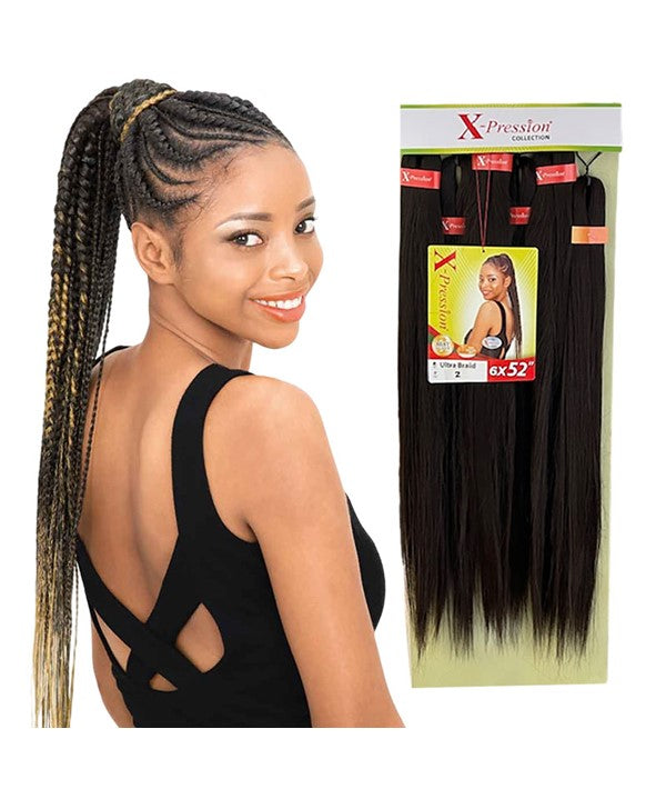 X Pression 6X Synthetic Pre Stretched Ultra Braid 52"